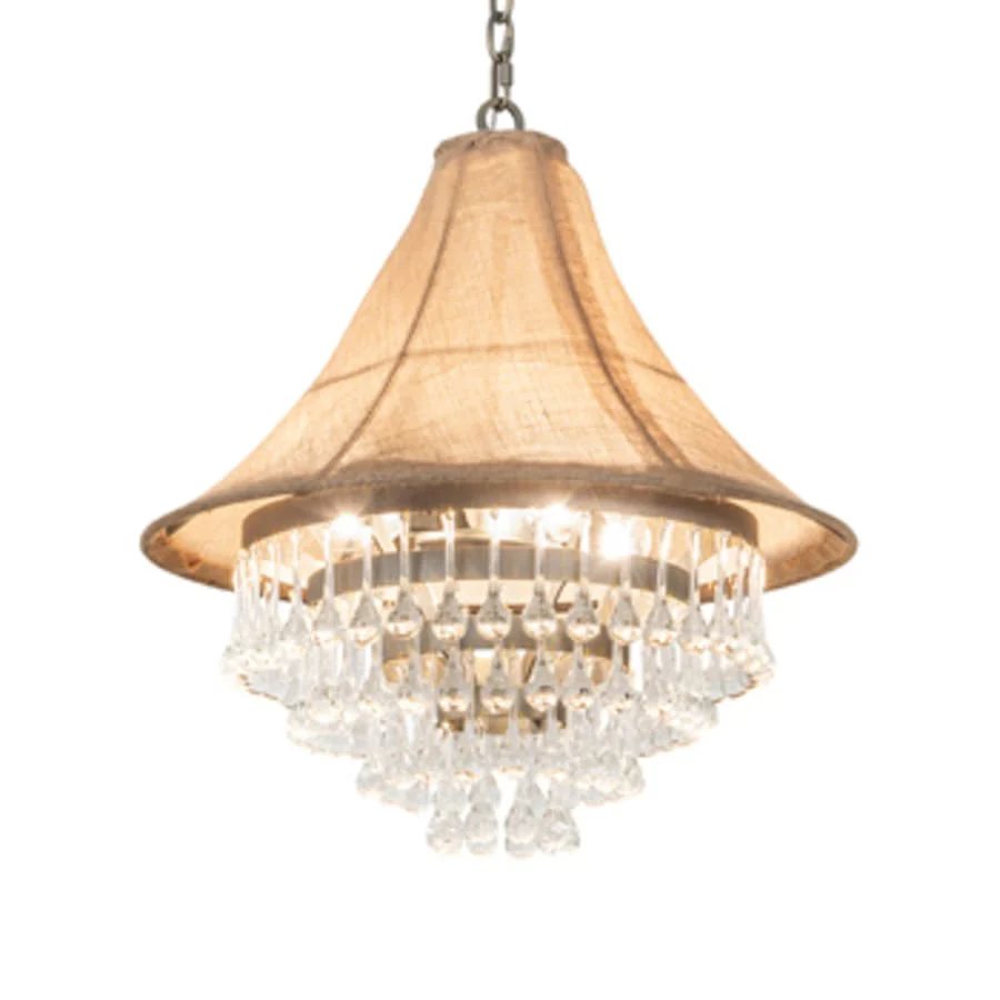Meyda Tiffany 4 Light 22" Wide Crystal Pendant - Image 1