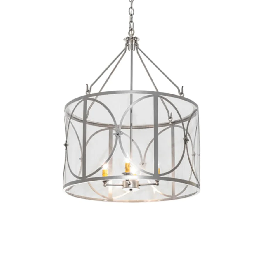 Meyda Tiffany 4 Light 24" Wide Taper Candle Pendant - Image 1