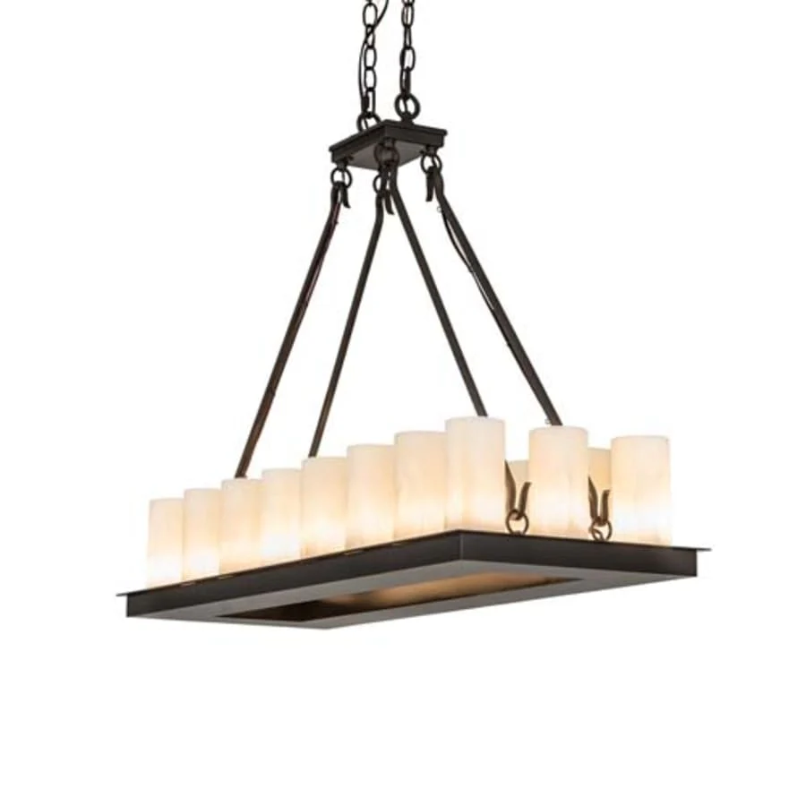 Meyda Tiffany Long Loxley 18 Light 40" Wide Linear Chandelier - Image 1