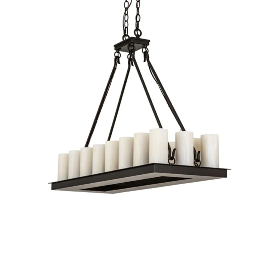 Meyda Tiffany Long Loxley 18 Light 40" Wide Linear Chandelier - Image 3