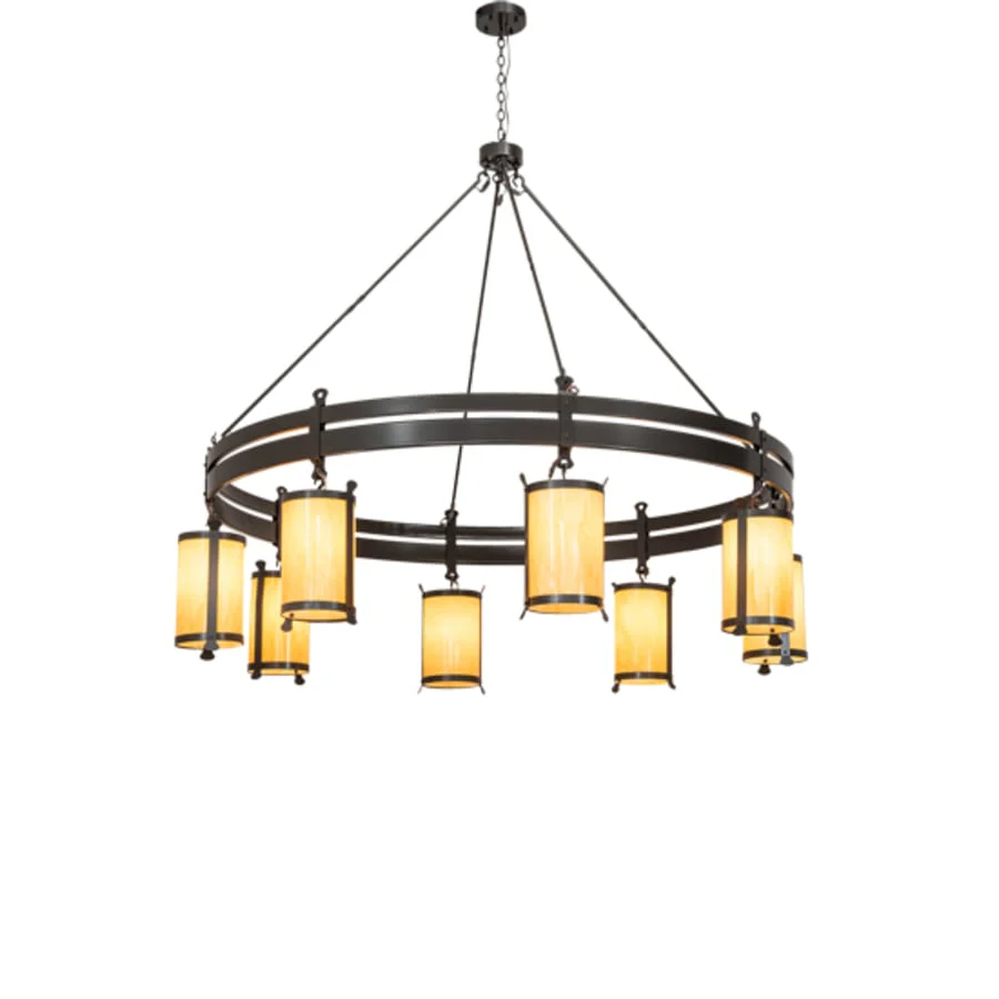 Meyda Tiffany Beartooth 8 Light 82" Wide Ring Chandelier - Image 2