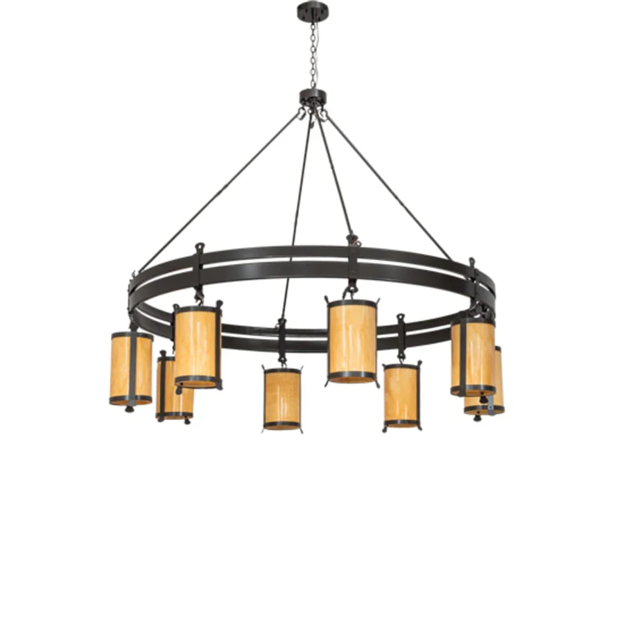 Meyda Tiffany Beartooth 8 Light 82" Wide Ring Chandelier - Image 3