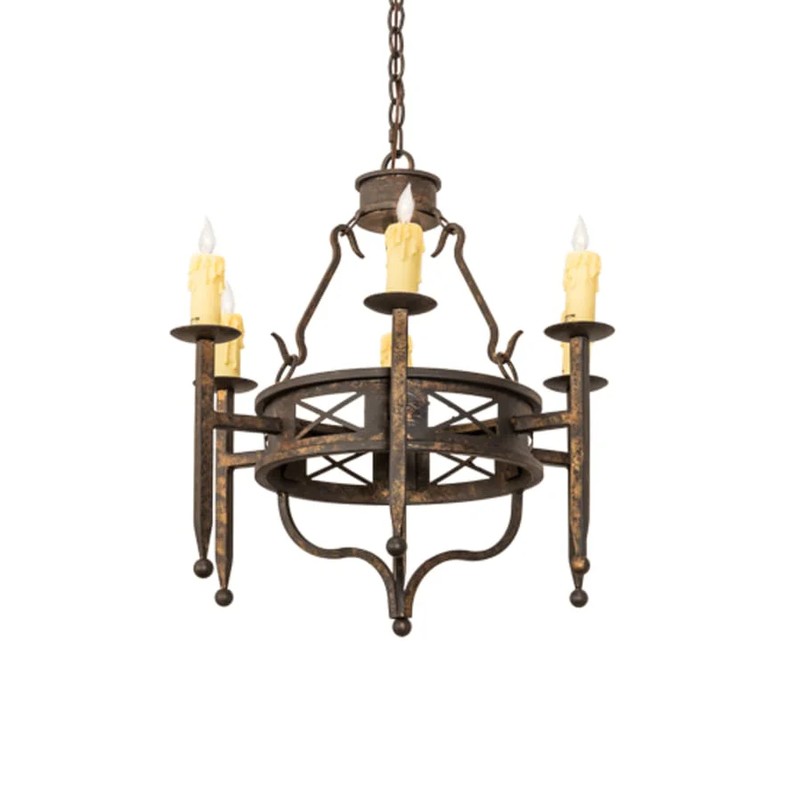 Meyda Tiffany Jasmine 40 Light 24" Wide Taper Candle Style Chandelier - Image 2