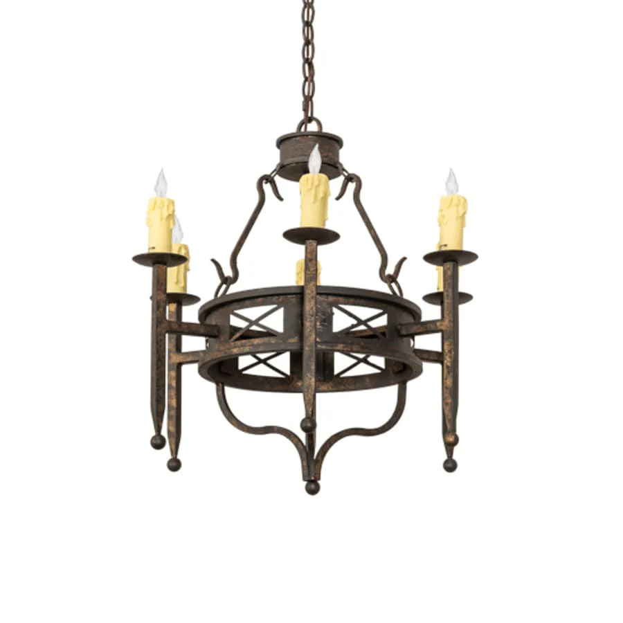 Meyda Tiffany Jasmine 40 Light 24" Wide Taper Candle Style Chandelier - Image 3