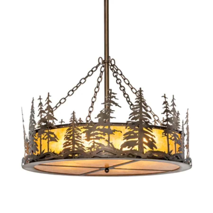 Meyda Tiffany 4 Light 36" Wide Pendant - Image 1