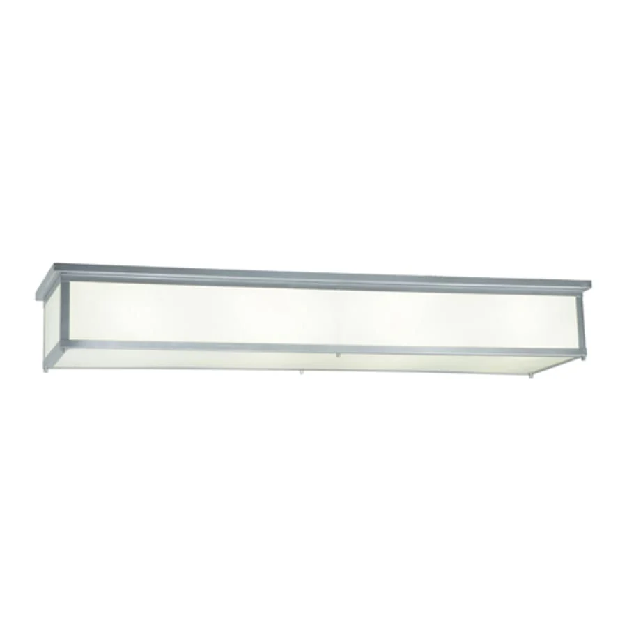 Meyda Tiffany Lumina 8 Light 72" Wide Flush Mount Ceiling Fixture - Sparkle Silver Finish - Medium Bulb Base - Image 1