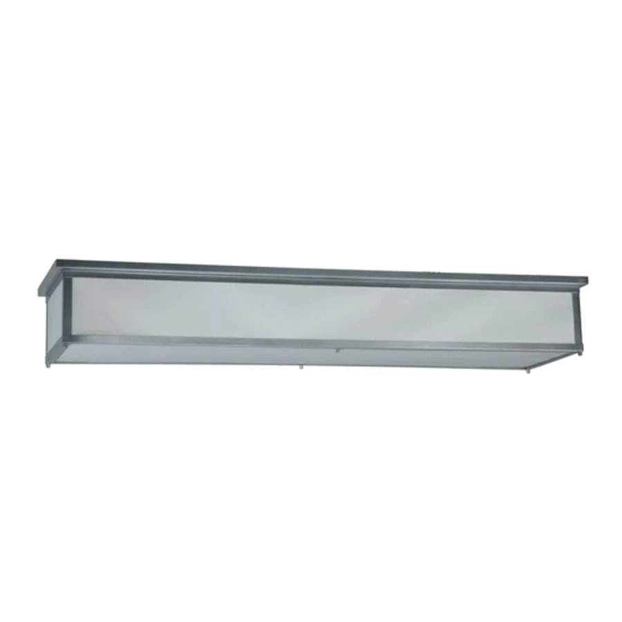Meyda Tiffany Lumina 8 Light 72" Wide Flush Mount Ceiling Fixture - Sparkle Silver Finish - Medium Bulb Base - Image 2