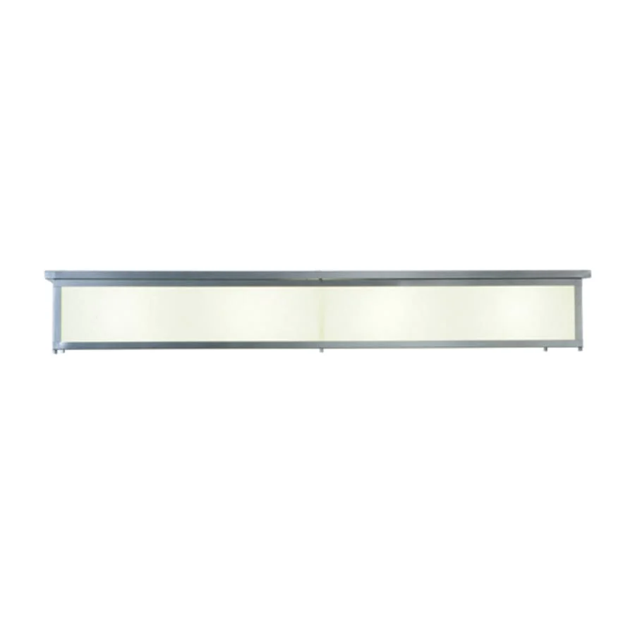 Meyda Tiffany Lumina 8 Light 72" Wide Flush Mount Ceiling Fixture - Sparkle Silver Finish - Medium Bulb Base - Image 3