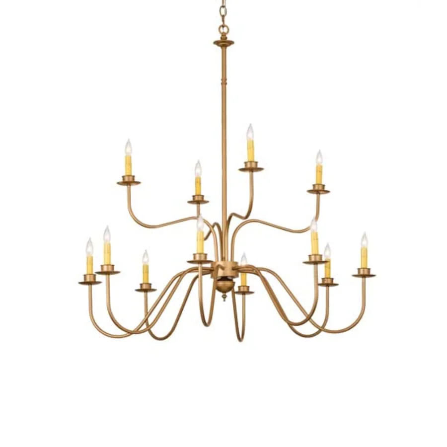 Meyda Tiffany Ean 12 Light 42" Wide Taper Candle Style Chandelier - Image 1