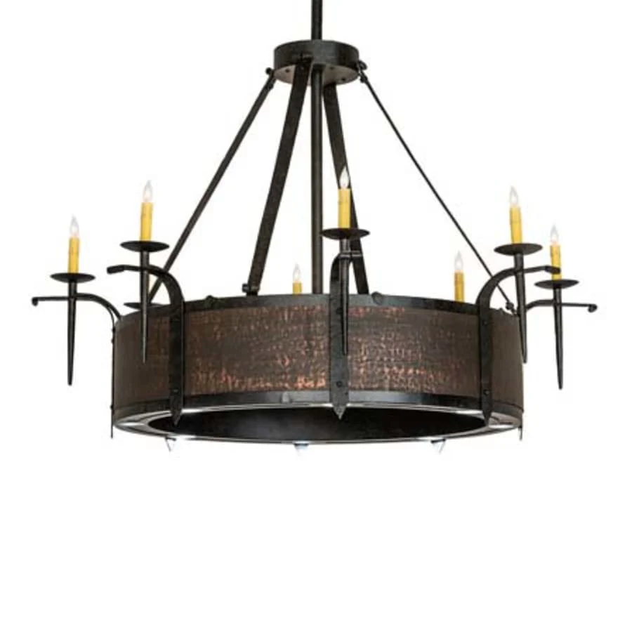 Meyda Tiffany Costello 8 Light 52" Wide Taper Candle Style Chandelier - Image 1