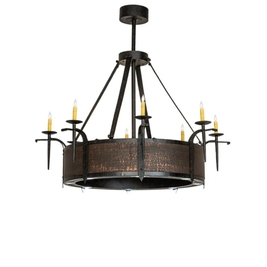 Meyda Tiffany Costello 8 Light 52" Wide Taper Candle Style Chandelier - Image 2