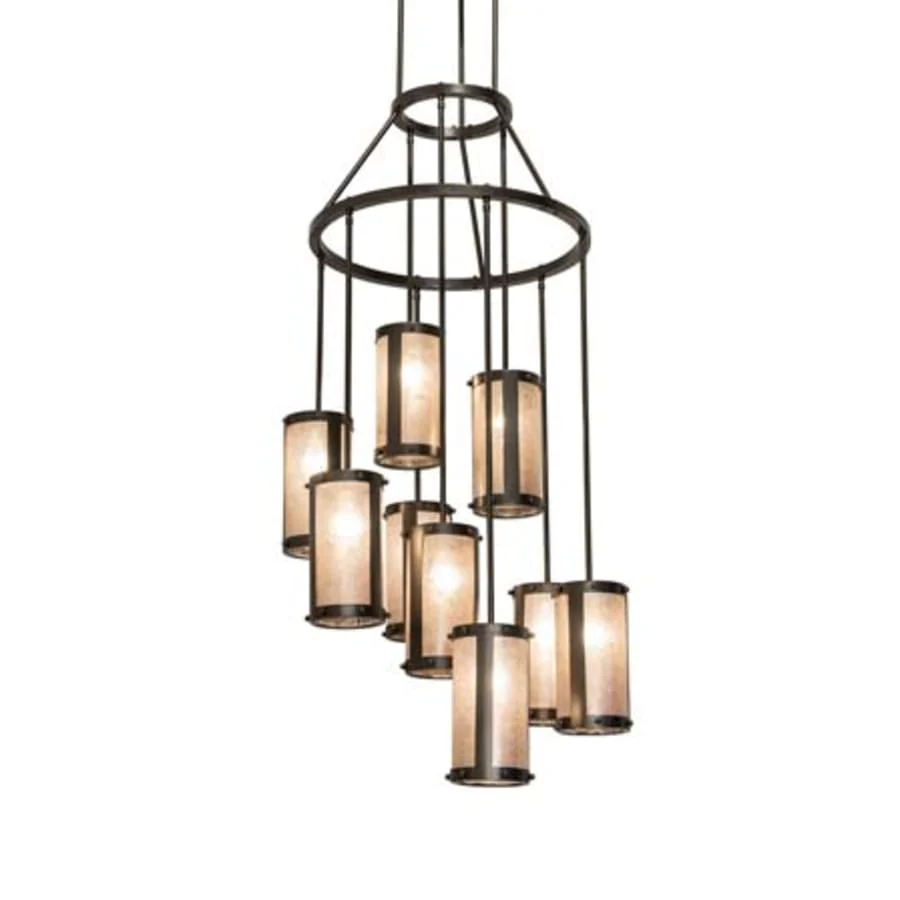 Meyda Tiffany Cartier 9 Light 30″ Wide Ring Chandelier