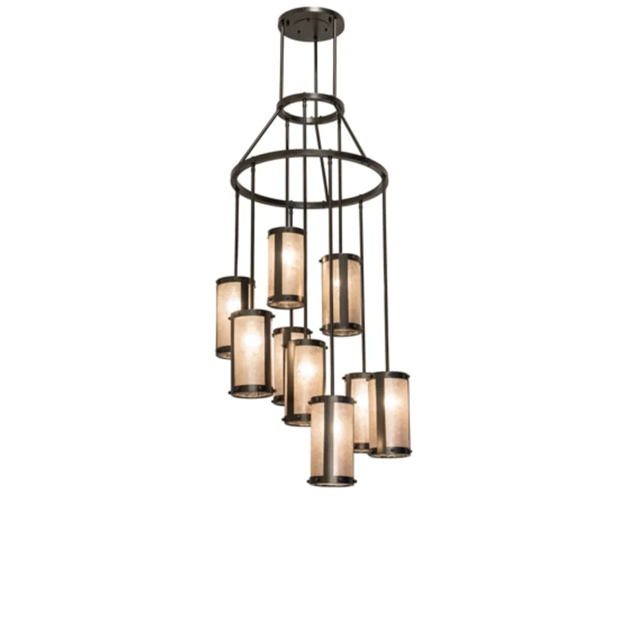 Meyda Tiffany Cartier 9 Light 30" Wide Ring Chandelier - Image 2
