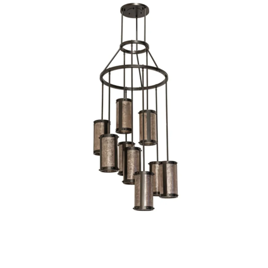 Meyda Tiffany Cartier 9 Light 30" Wide Ring Chandelier - Image 3
