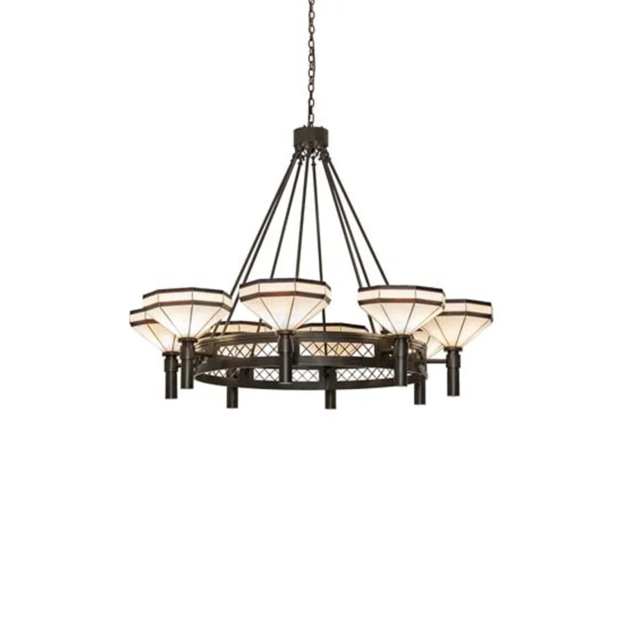 Meyda Tiffany Topridge 8 Light 60" Wide Ring Chandelier - Image 1
