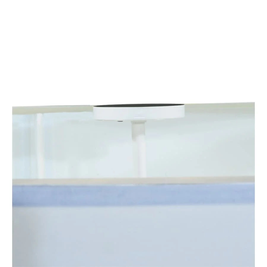 Meyda Tiffany Cilindro 6 Light 60" Wide Flush Mount Drum Ceiling Fixture - Nickel Finish - Medium Bulb Base - Image 2