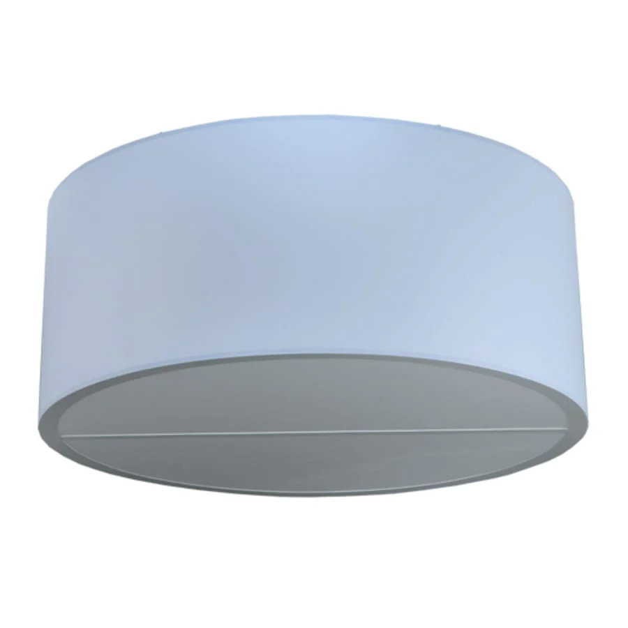 Meyda Tiffany Cilindro 6 Light 60" Wide Flush Mount Drum Ceiling Fixture - Nickel Finish - Medium Bulb Base - Image 3