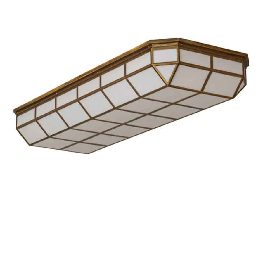 Meyda Tiffany Gibbon 66" Wide LED Flush Mount Ceiling Fixture - Image 3