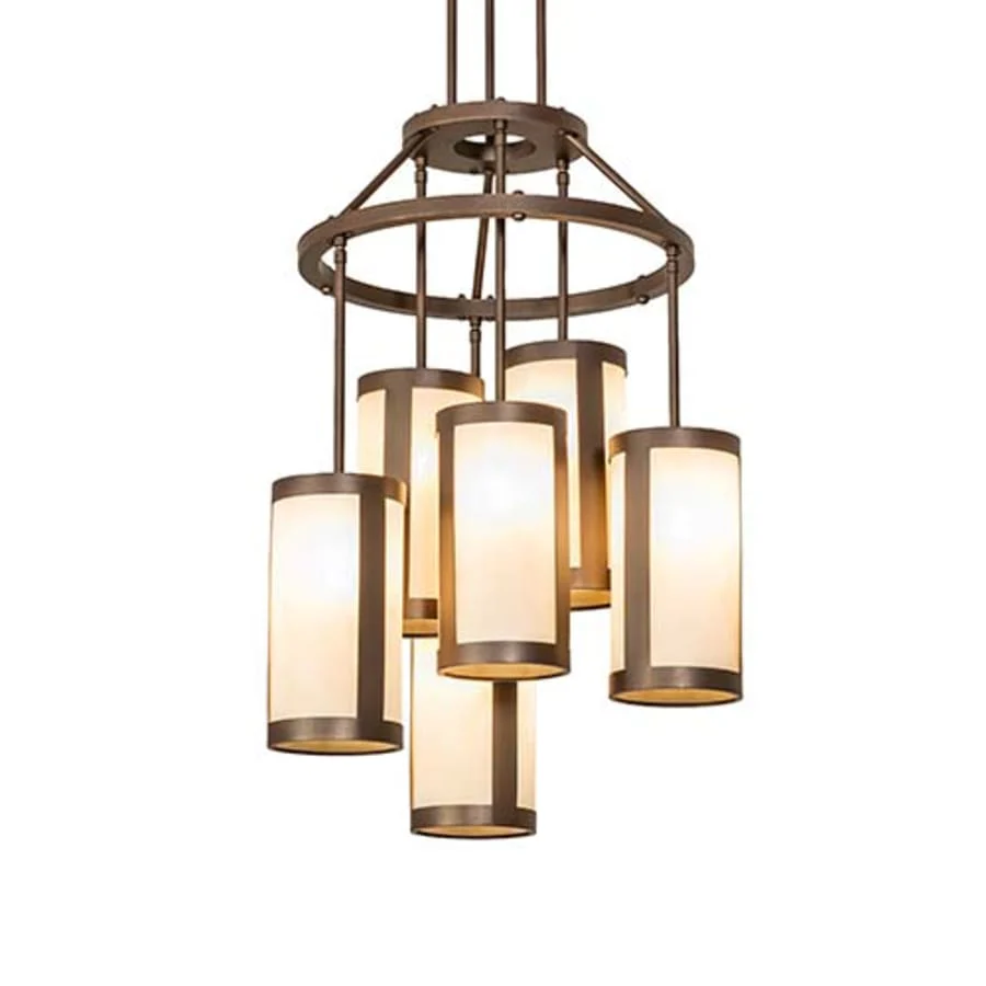 Meyda Tiffany Cartier 6 Light 24" Wide Ring Chandelier - Image 1