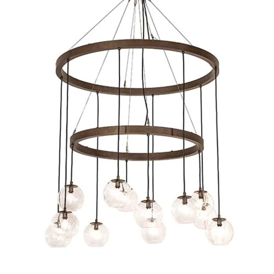 Meyda Tiffany Bola 12 Light 42" Wide Ring Chandelier - Image 1