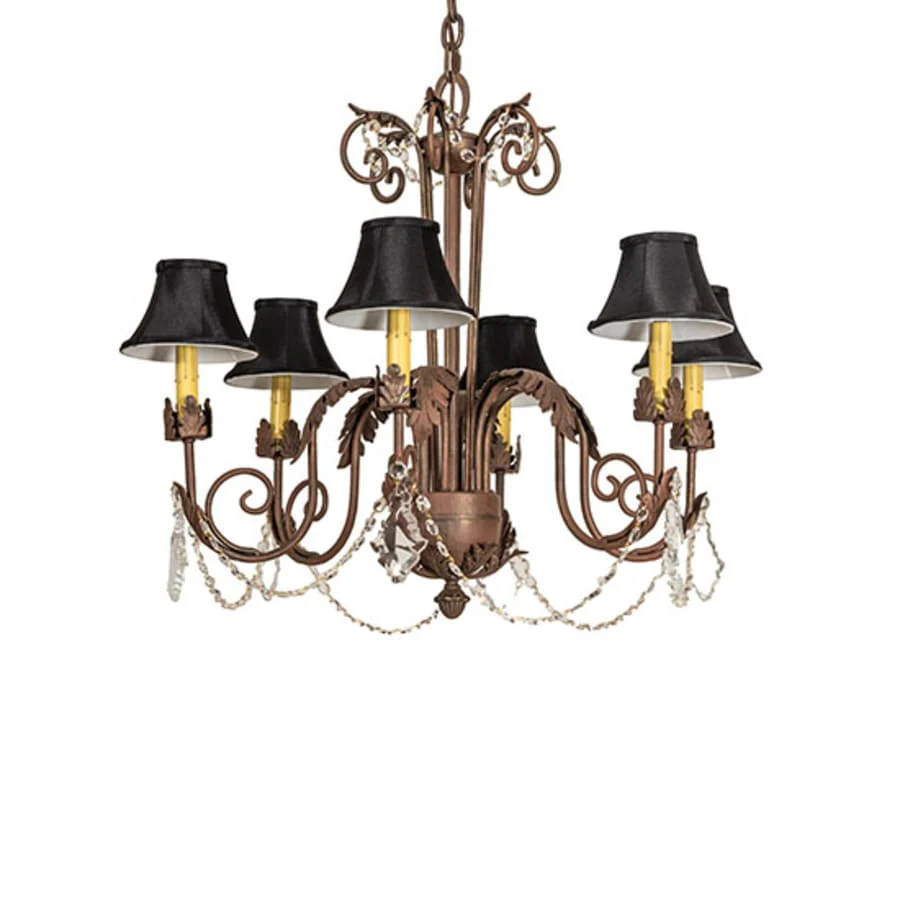 Meyda Tiffany Lindsay 6 Light 30" Wide Crystal Chandelier - Image 3