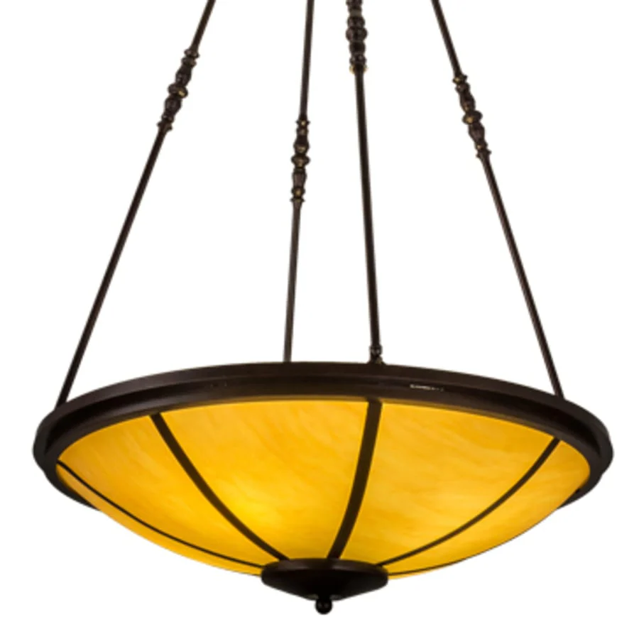 Meyda Tiffany Commerce 4 Light 32" Wide Pendant - Copper Vein Finish - Medium Bulb Base - Image 1
