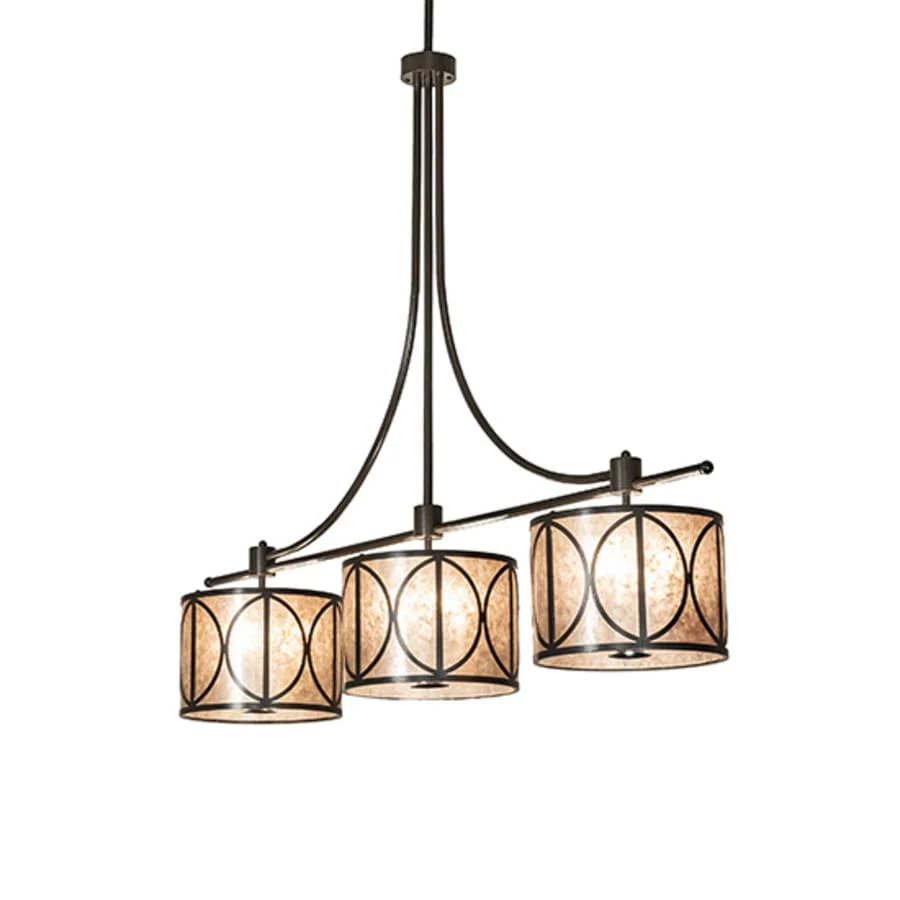 Meyda Tiffany 9 Light 90" Wide Linear Pendant - Image 1