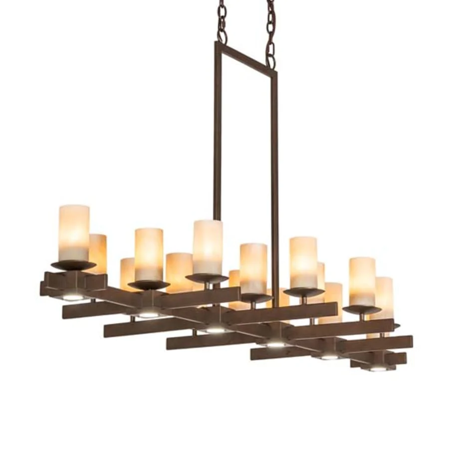 Meyda Tiffany Dante 16 Light 72" Wide Linear Chandelier - Image 1