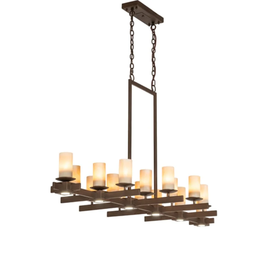 Meyda Tiffany Dante 16 Light 72" Wide Linear Chandelier - Image 2