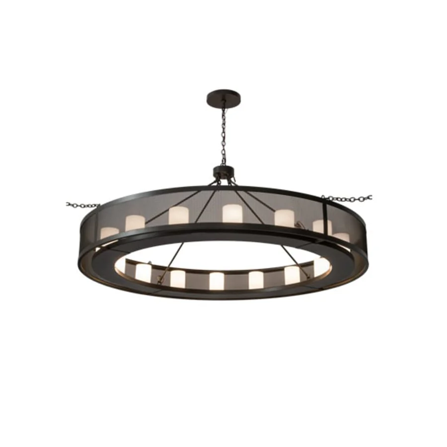Meyda Tiffany Loxley 16 Light 78" Wide Ring Chandelier - Image 2