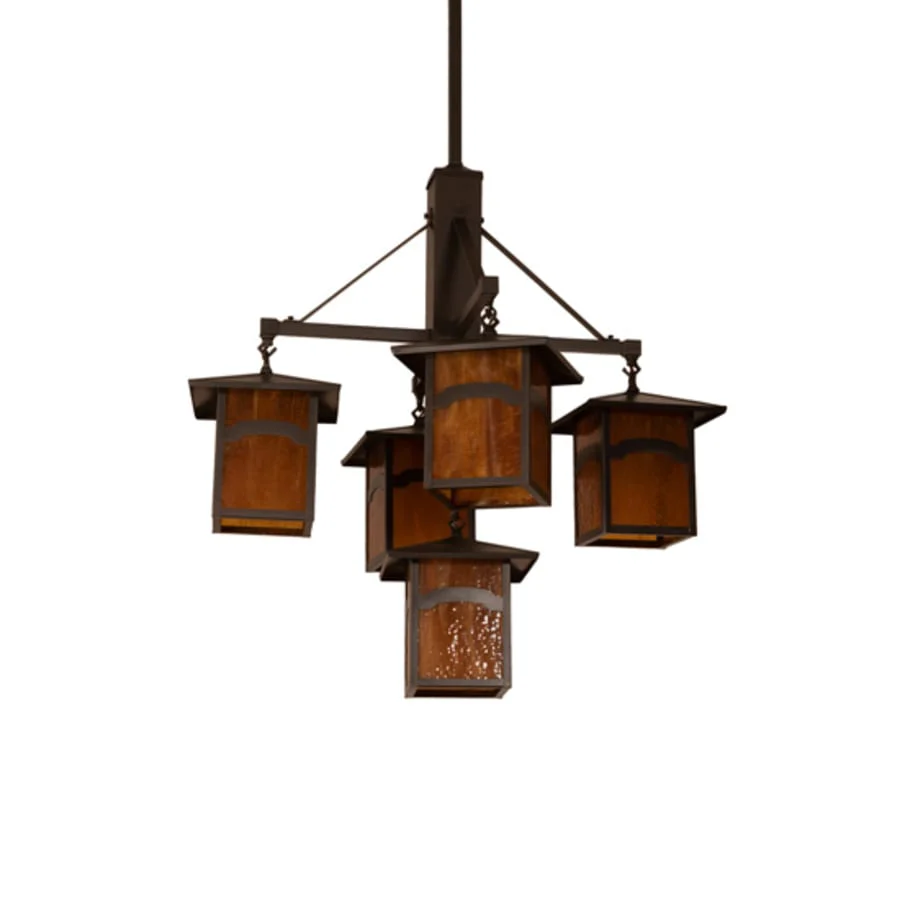 Meyda Tiffany Seneca Mountain View 5 Light 32" Wide Chandelier - Image 3