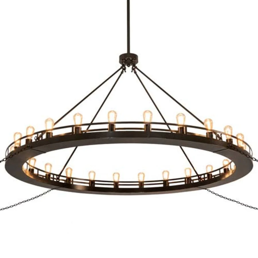 Meyda Tiffany Barbury 24 Light 72" Wide Ring Chandelier - Image 1