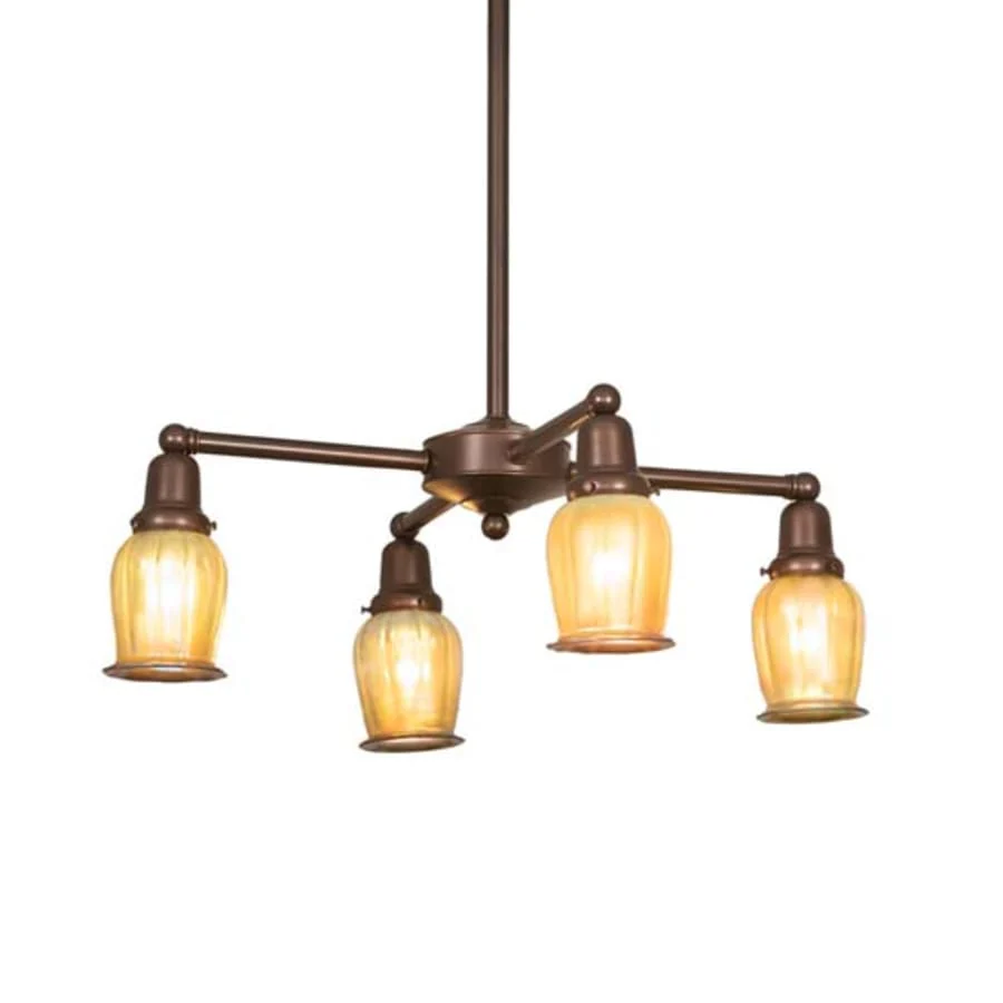Meyda Tiffany Revival Oyster Bay 4 Light 26" Wide Chandelier - Image 1