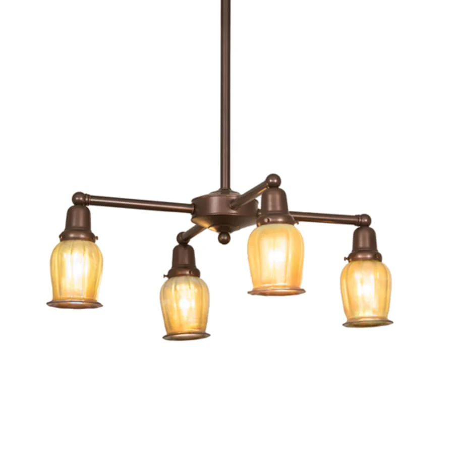 Meyda Tiffany Revival Oyster Bay 4 Light 26" Wide Chandelier - Image 2