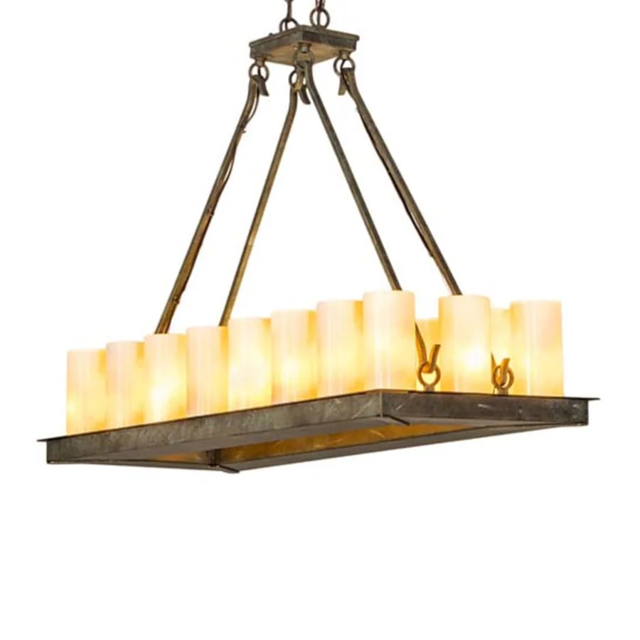 Meyda Tiffany Long Loxley 18 Light 39" Wide Linear Chandelier - Image 1