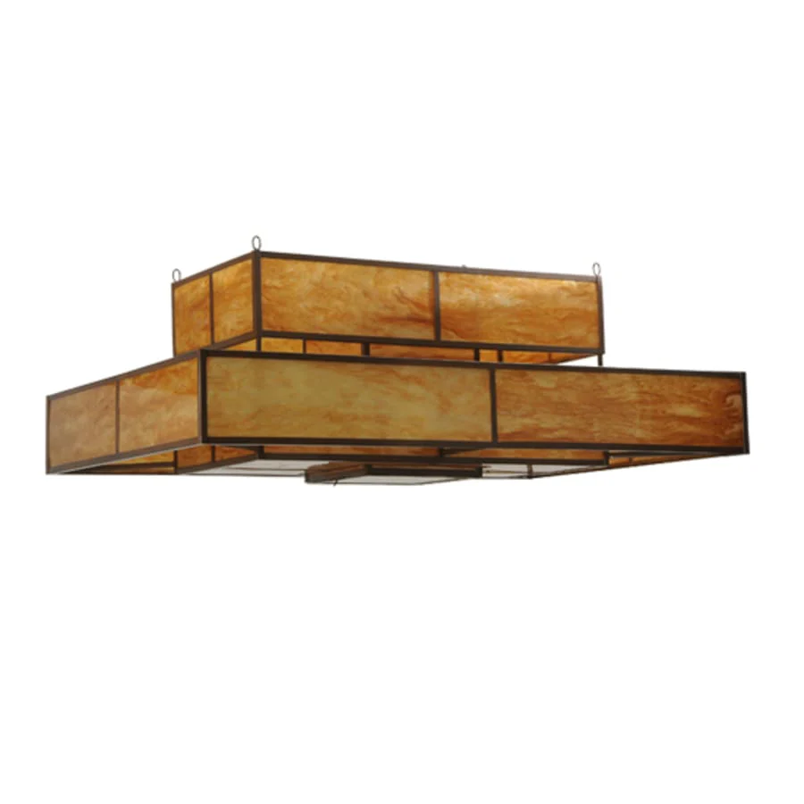Meyda Tiffany Fellowship 8 Light 72" Wide Flush Mount Ceiling Fixture - Image 2