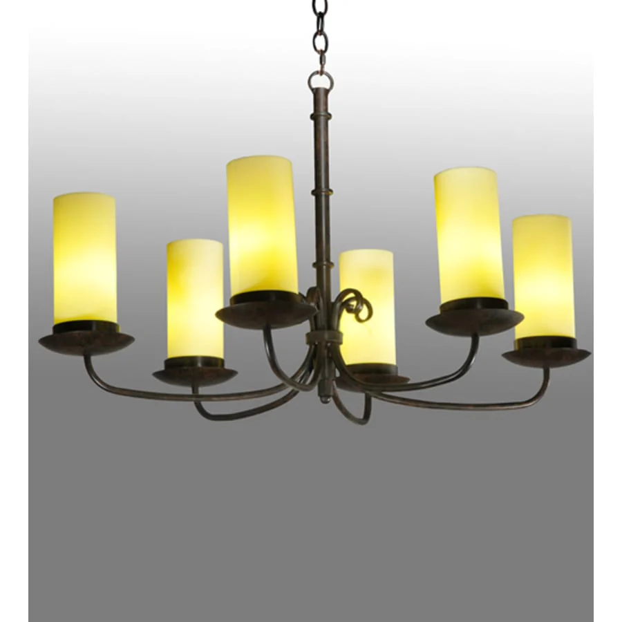 Meyda Tiffany Long Atria 6 Light 28" Wide Chandelier - Image 2