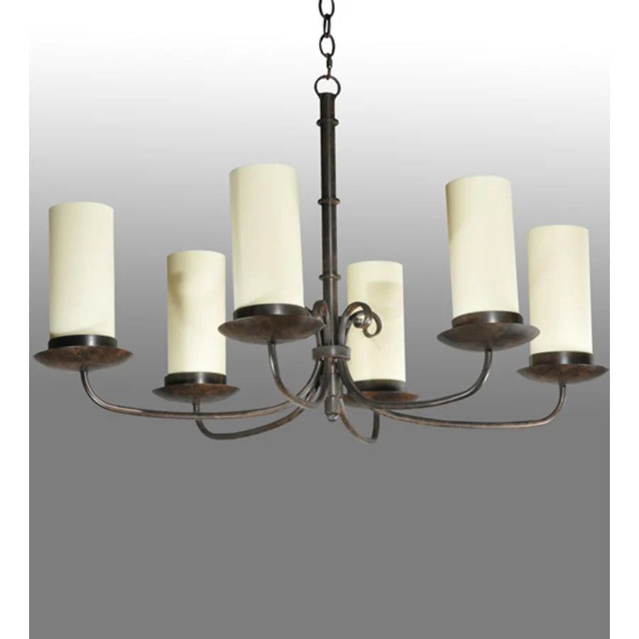 Meyda Tiffany Long Atria 6 Light 28" Wide Chandelier - Image 3