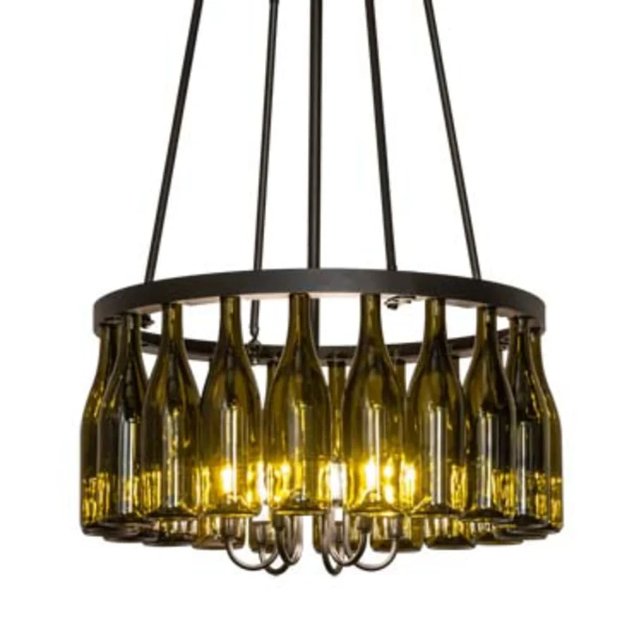 Meyda Tiffany Tuscan Vineyard 6 Light 26" Wide Ring Chandelier - Image 1
