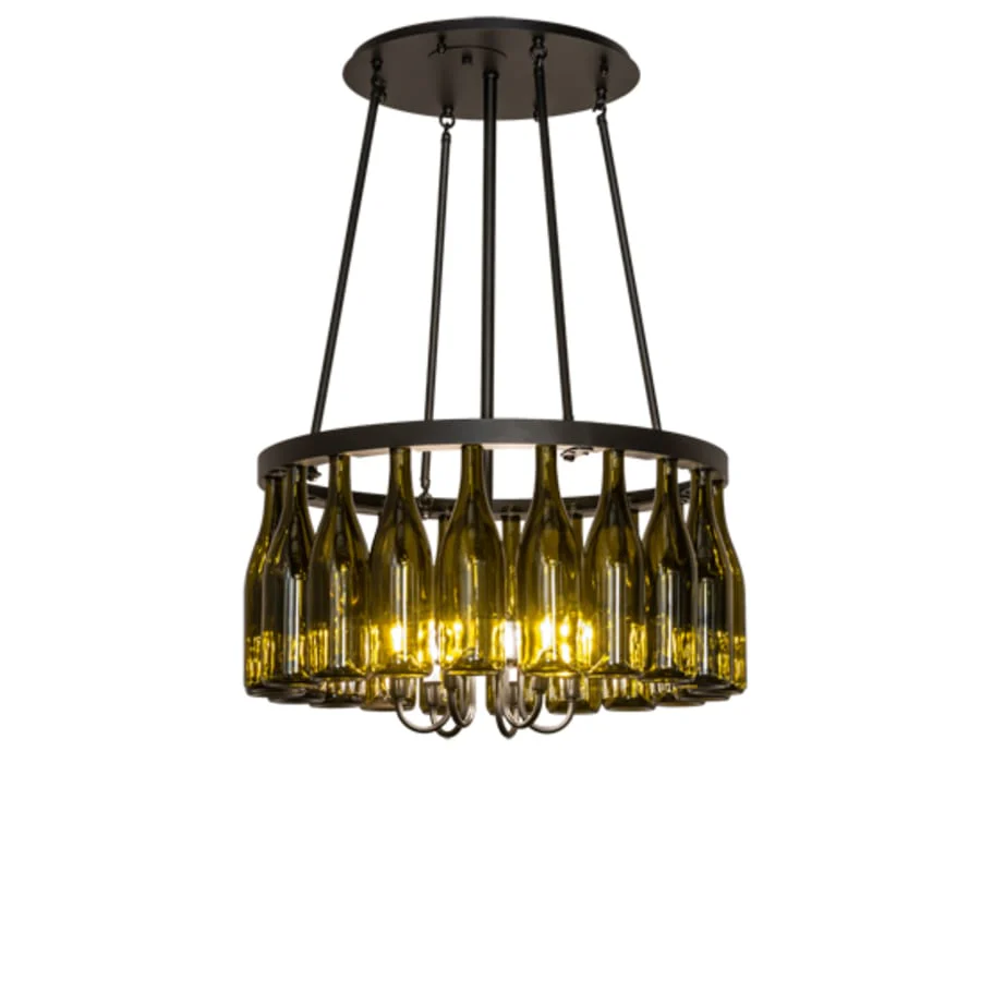 Meyda Tiffany Tuscan Vineyard 6 Light 26" Wide Ring Chandelier - Image 2