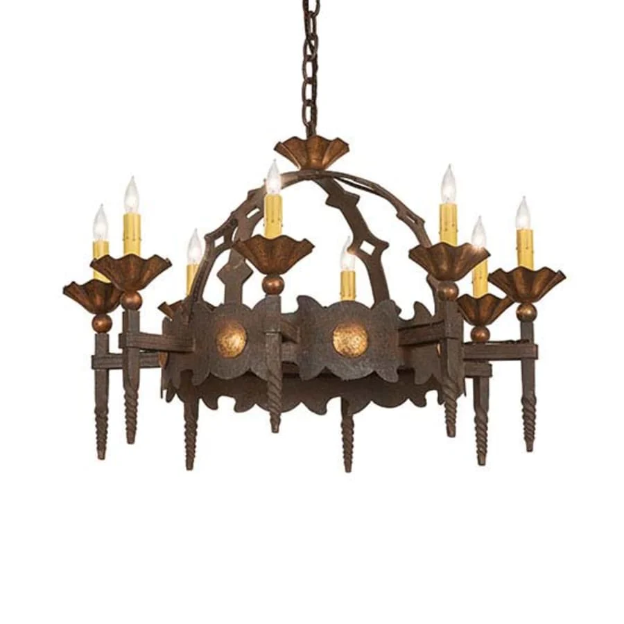 Meyda Tiffany Antibes 8 Light 28" Wide Taper Candle Style Chandelier - Image 1