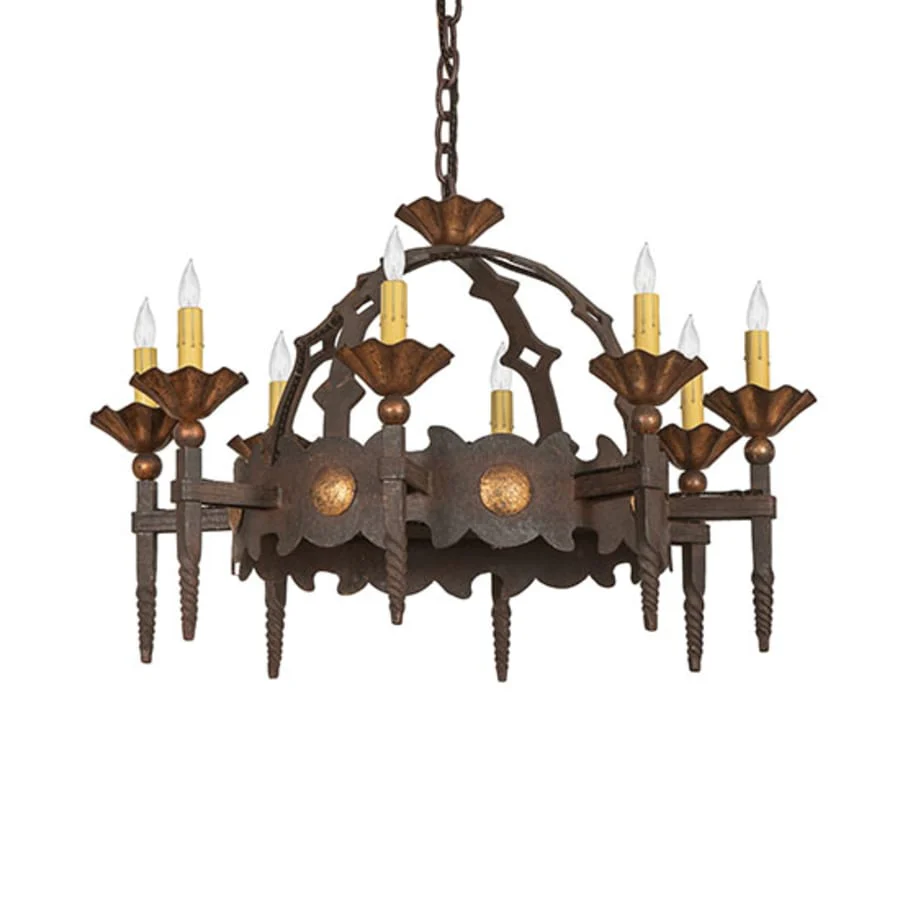 Meyda Tiffany Antibes 8 Light 28" Wide Taper Candle Style Chandelier - Image 3