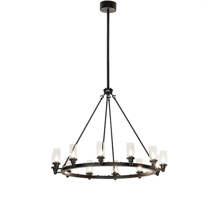 Meyda Tiffany Loxley 12 Light 46" Wide Ring Chandelier - Image 2