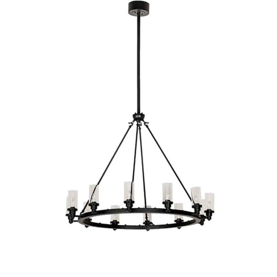Meyda Tiffany Loxley 12 Light 46" Wide Ring Chandelier - Image 3