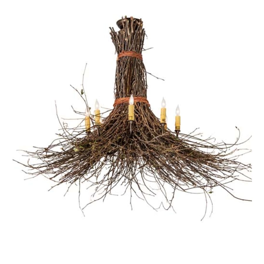 Meyda Tiffany Twigs 8 Light 36" Wide Abstract Chandelier - Image 1