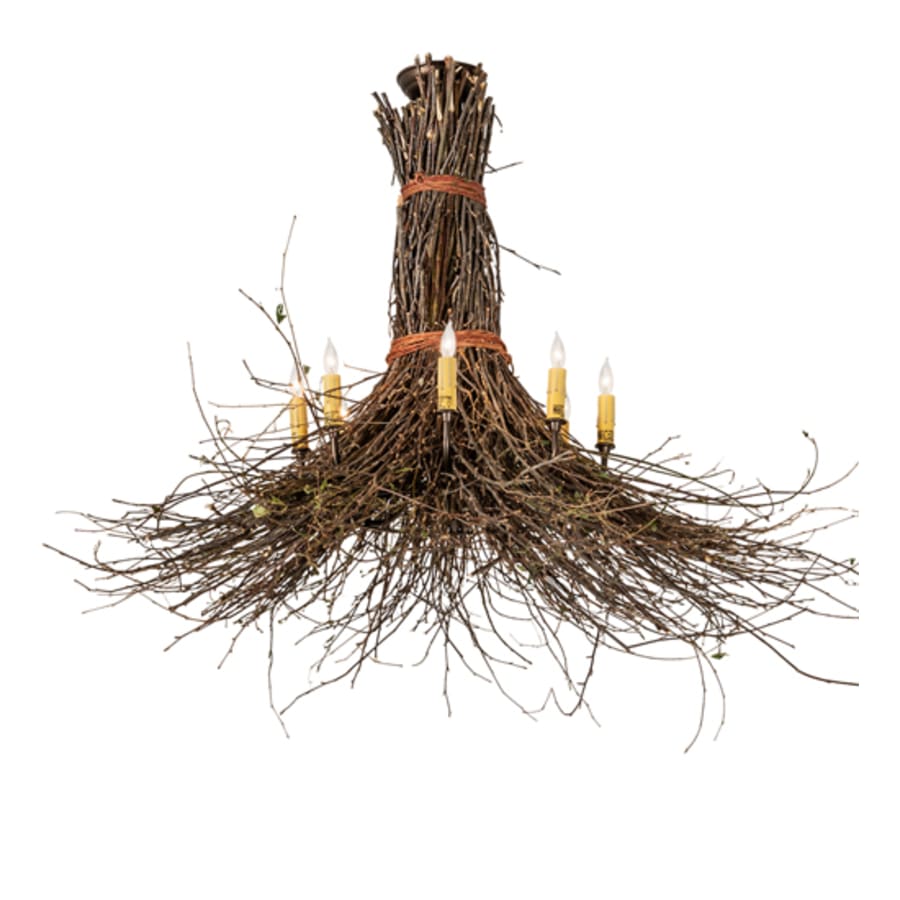Meyda Tiffany Twigs 8 Light 36" Wide Abstract Chandelier - Image 2