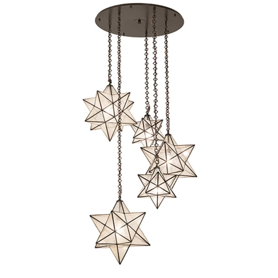 Meyda Tiffany 5 Light 38" Wide Multi Light Pendant - Image 2