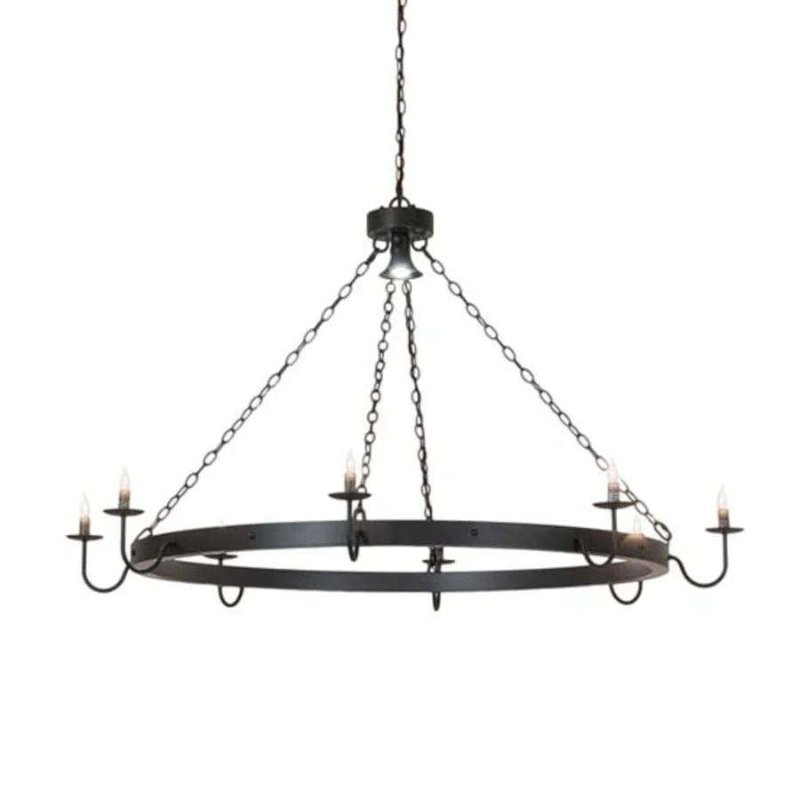 Meyda Tiffany Suffolk 8 Light 60" Wide Taper Candle Ring Chandelier - Image 1