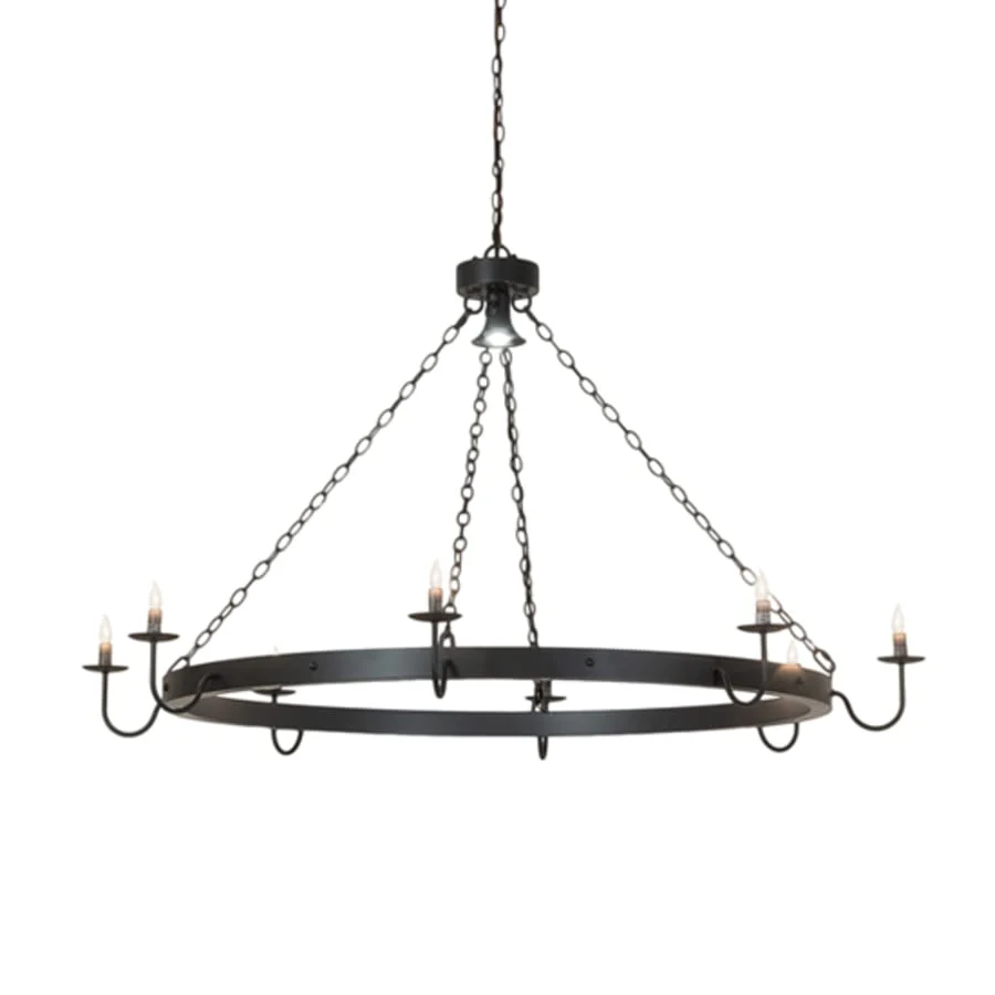 Meyda Tiffany Suffolk 8 Light 60" Wide Taper Candle Ring Chandelier - Image 2