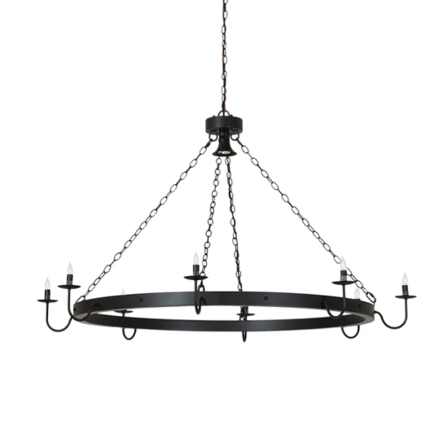 Meyda Tiffany Suffolk 8 Light 60" Wide Taper Candle Ring Chandelier - Image 3